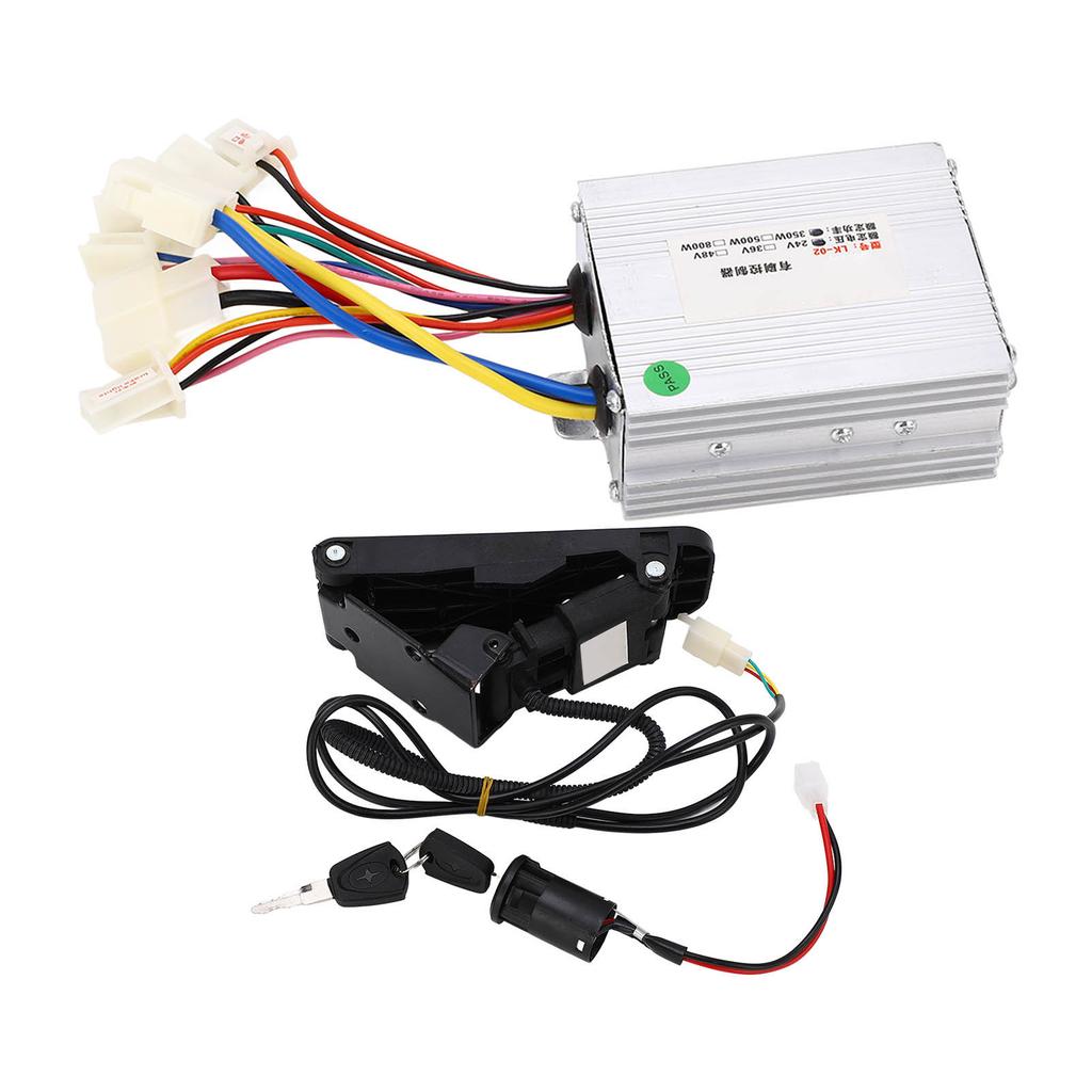 24V 350w Electric Tricycle Foot Pedal Throttle Controller Kit Lithium Ion Bike Pedal Throttle
