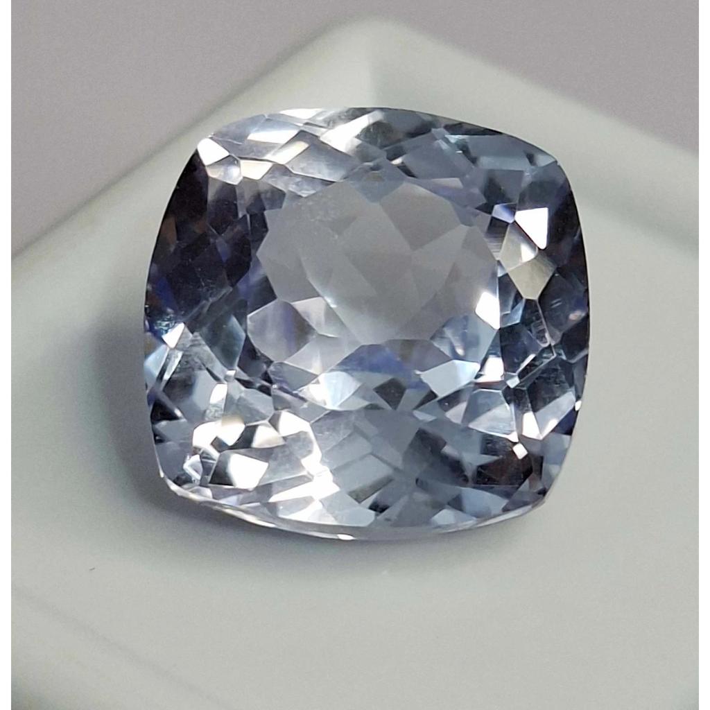 Light Blue Tanzanite Natural 10-12 Ct Cushion Cut Stunning Certified Gemstone
