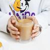 150-450ML Double-layer Transparent Glass Coffee Cups with Handle Double-layer Heat Insulation High Temperature Juice Milk Cups