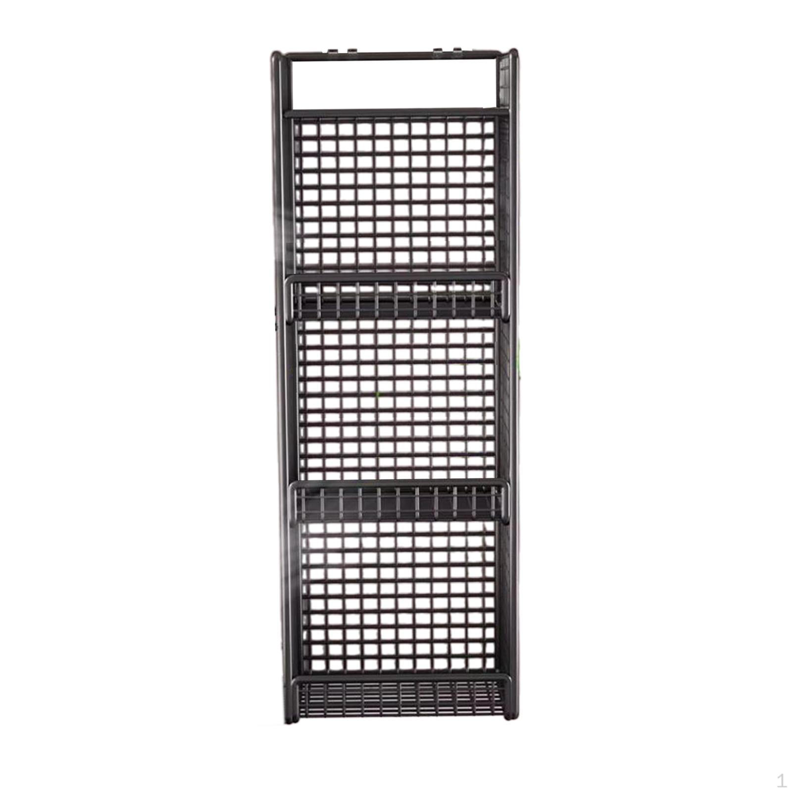 

3-х уровневая настенная проволочная подвесная корзина для хранения продуктов питания для фермерского хозяйства, лука и фруктов 3 grid