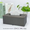 European Style Leather Tissue Box - Creative Dining Table & Living Room Napkin Holder