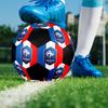 Pallone Calcio a 5 FFF Francia Colorato Cucito a Macchina PVC Misura 5 Pronto per Allenamento di Squadra Competizione Resistente Alta Rimbalzabilità Fantastico Regalo Sportivo