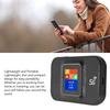 Tragbares 4G-WLAN mit Farb-Download-Geschwindigkeit von 150 Mbit/s für Geschäfts- und Outdoorreisende, Bildschirm, 3650 mAh, Autos, Reisende, (Schwarz)