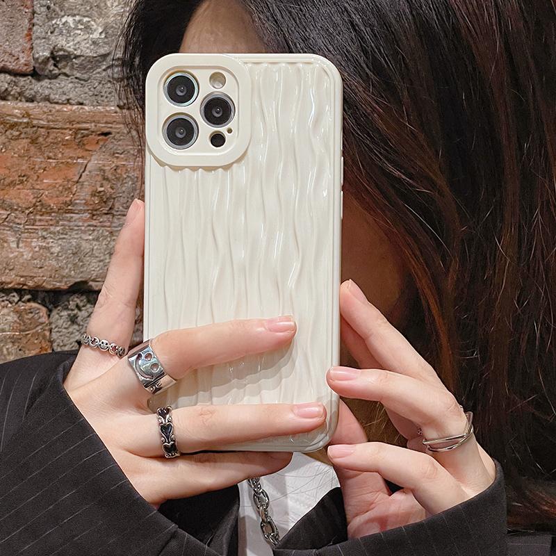 Simple Water Ripple Pattern Design Phone Cover For For Iphone Air 11 12 13 14 1 16 17 Pro Max XS XR X Case