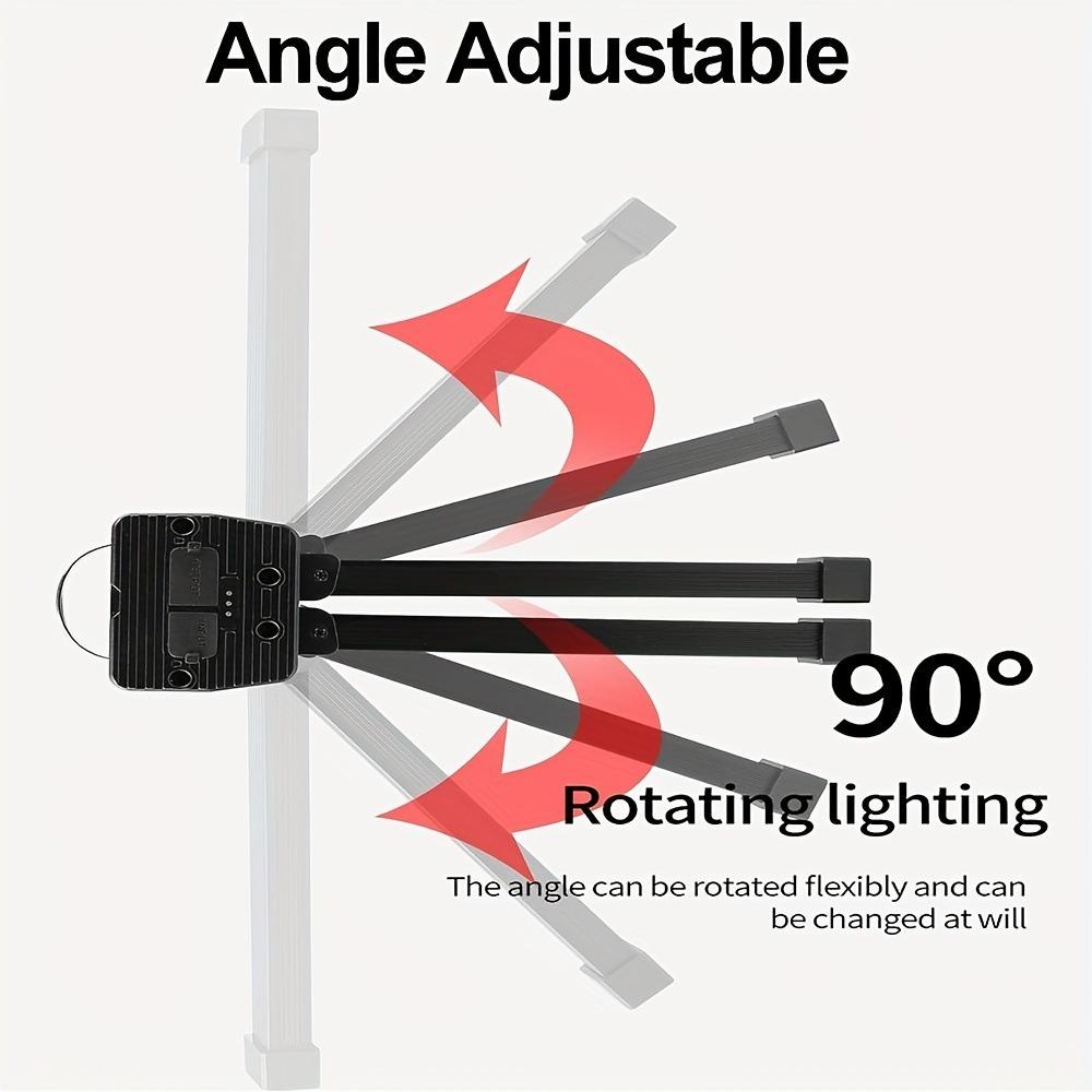 New Strong Light Torch Outdoor Multifunctional Camping Lighting Torch Auto Repair Work Light Folding Light