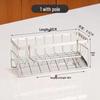 Multifunctional Kitchen & Bathroom Organizer: Dishcloth Rack, Sponge Holder, Sink Drainer, Storage Box