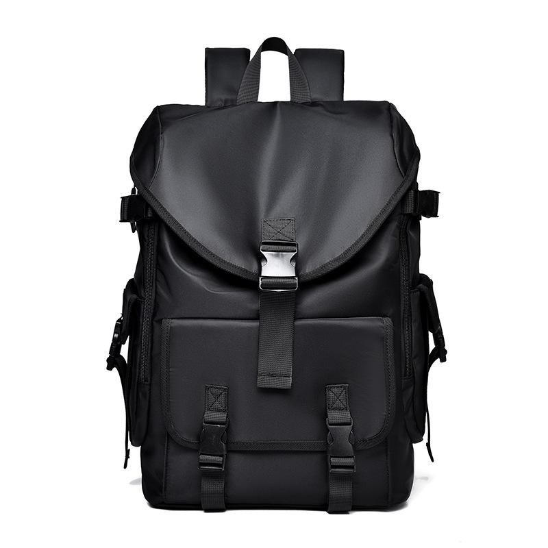 Backpack for Men's Large Capacity Expansion Schoolbag Fashionable Business Computer Bag Simple Backpack Commuting Backpack