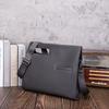 Men's One-shoulder Crossbody Bags Korean Retro Business Casual Car Stitching Waterproof Zipper Handbag