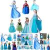 Girls Elsa Kids Fancy Dress Costume Princess Anna Party Dresses Cosplay Outfits