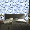 Wallpaper Flowers and Roses Leaves Plants Nature for Living Room and Bedroom 50x1000