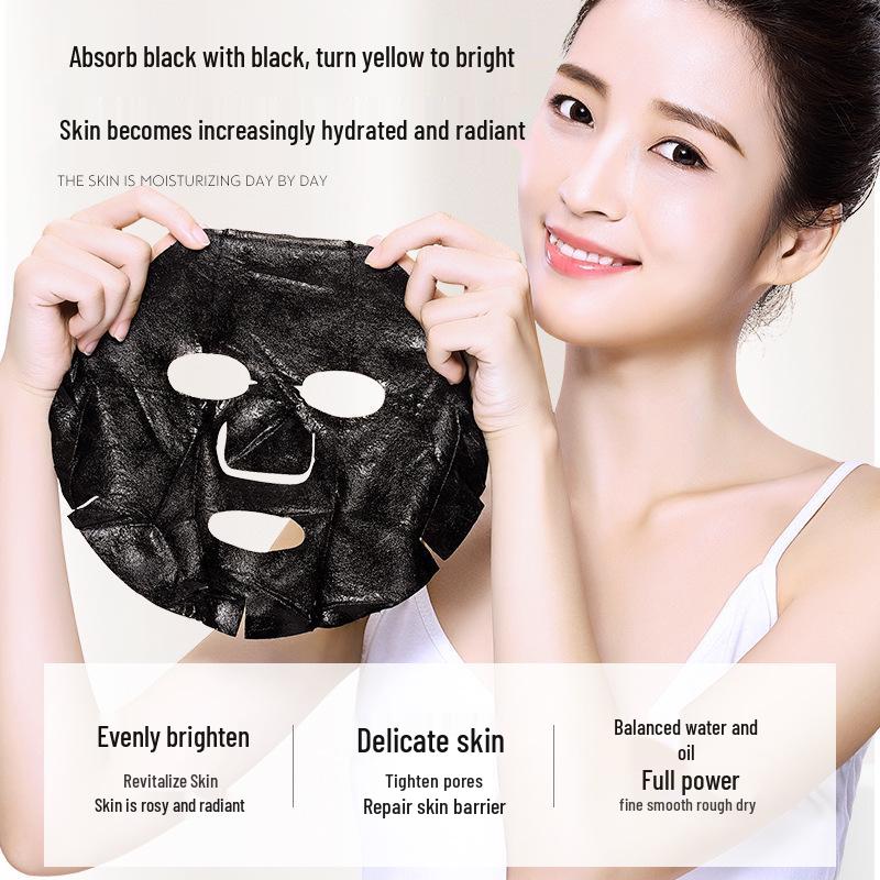 Belif Snail Essence Black Mask: Purifying, Hydrating, Pore Minimizing, Nourishing & Brightening Single Sheet.