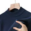 Half Turtleneck Knitwear Sweater Autumn/Winter Neck Sweatshirts Solid Color Pullovers Man Casual Mens Clothing