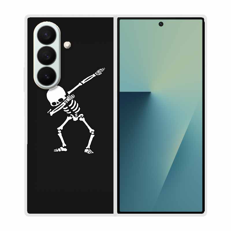 Coque For SAMSUNG Fold 7 5G Cases Animal Marble Clear Hard Phone Funda for Galaxy Z Fold7 5G Back Cover Zfold7 Transparent Shell