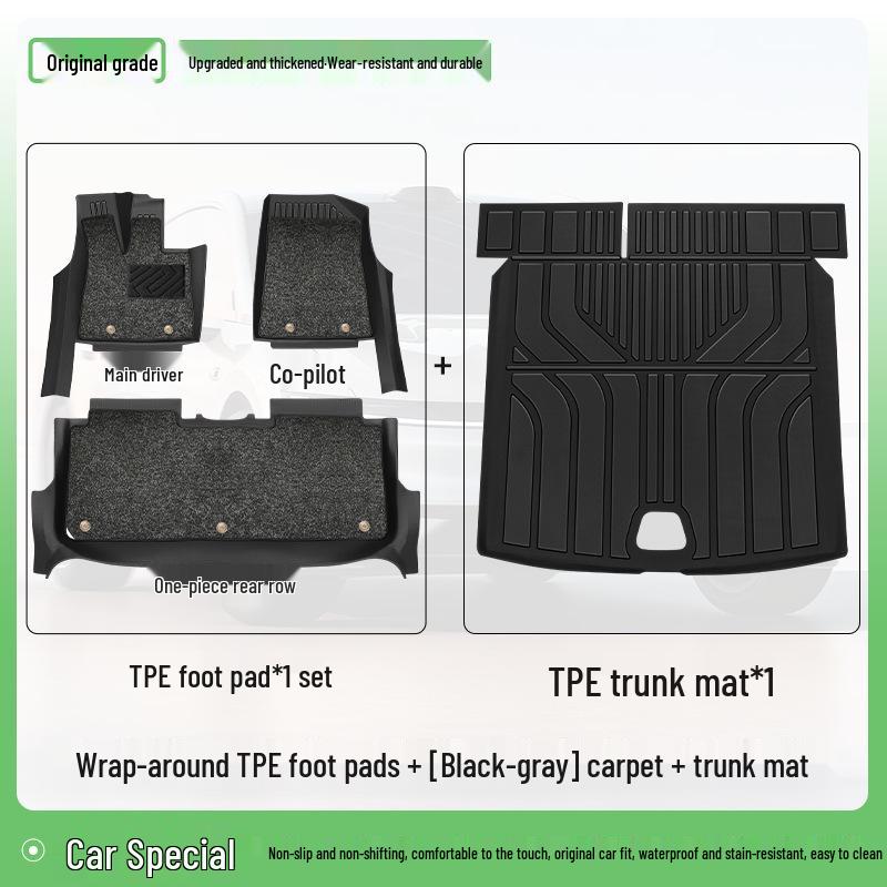 Zeekr X 2026 Full Coverage TPE Car Floor Mats - Custom Fit Carpet Accessories