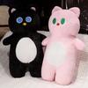 Black cat throw pillow plush toy doll cat doll home pillow girl soothing doll
