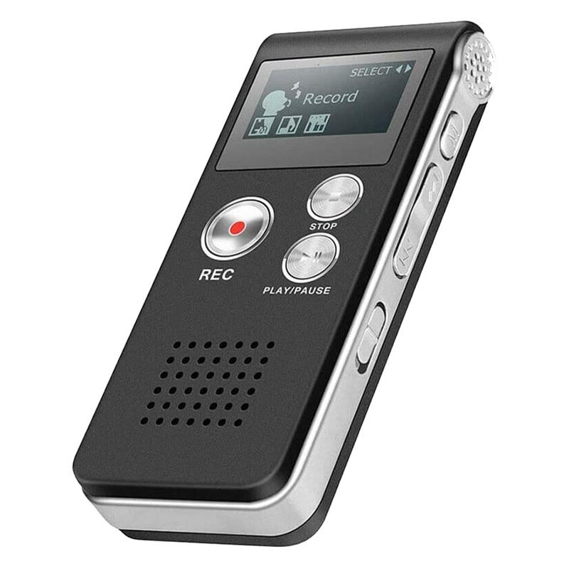 

AA58 Цифровий диктофон для полювання на привидів з активацією голосом, USB, США, 8 ГБ (Чорний) China Mainland