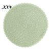 Flexible Silicone Dining Pads Round Insulated Placemat for Table, Heat Resistant Paper Place Mat, Waterproof Oil Proof Non Placemats Slip Coaster