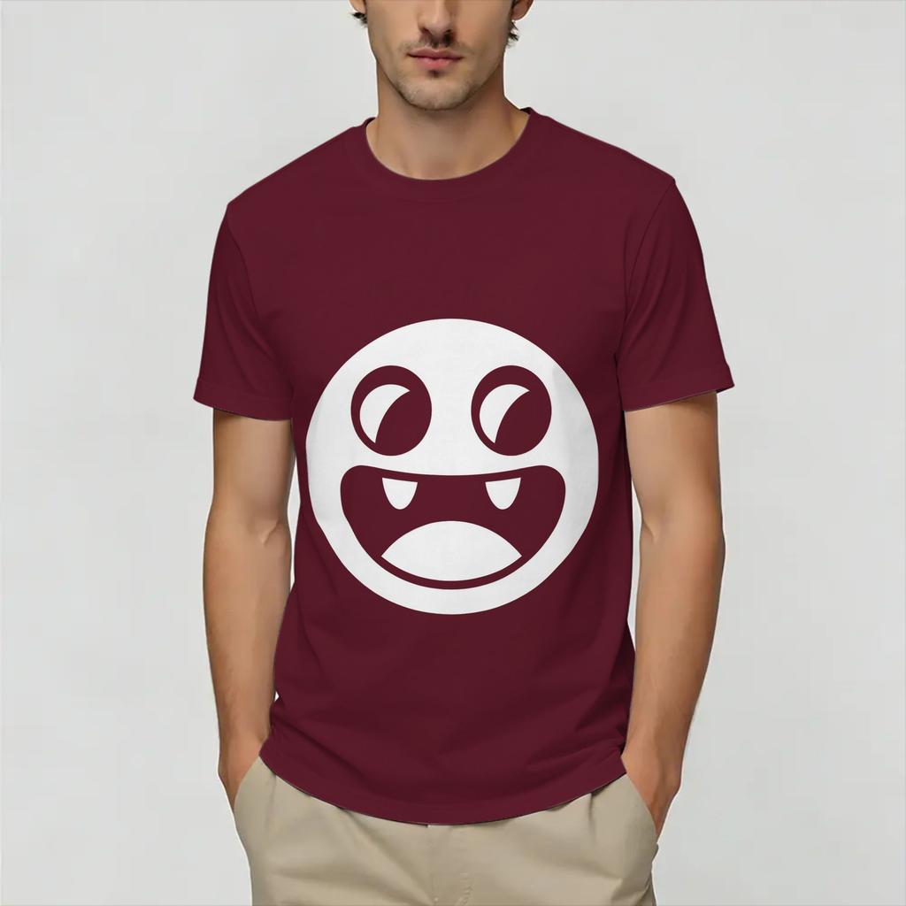 Unisex Epic Face Vampire T Shirts Pure Cotton Tops Novelty Short Sleeve Round Collar Tee Shirt Classic TShirt
