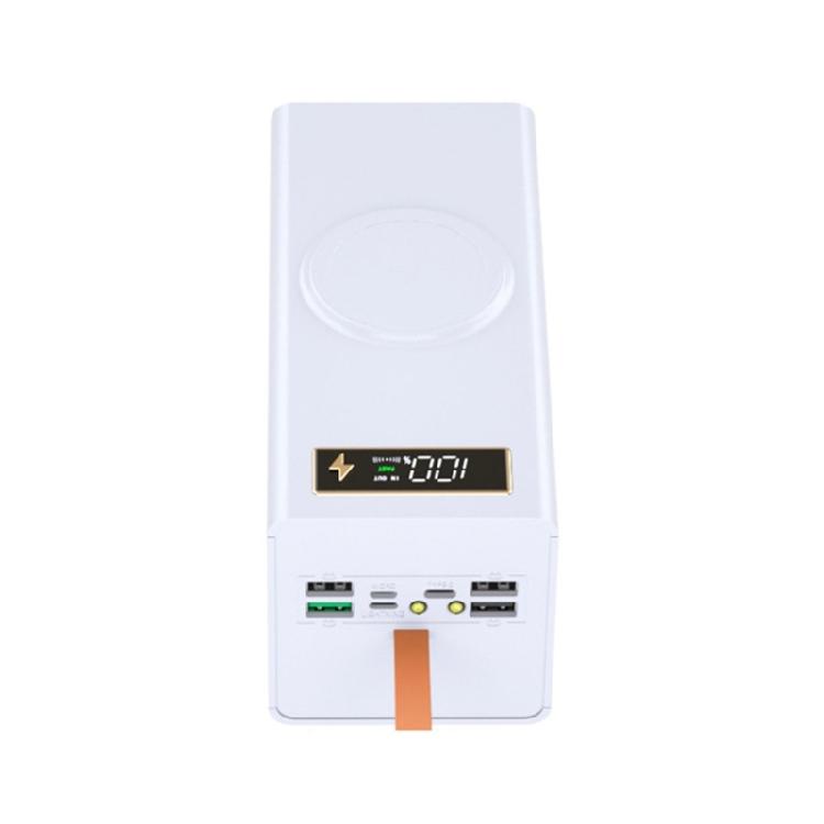 DIY 40x18650 Power Storage Box, DIY Power Case Box with LED Lights Case Support PD Charging/Wireless Charging Functions
