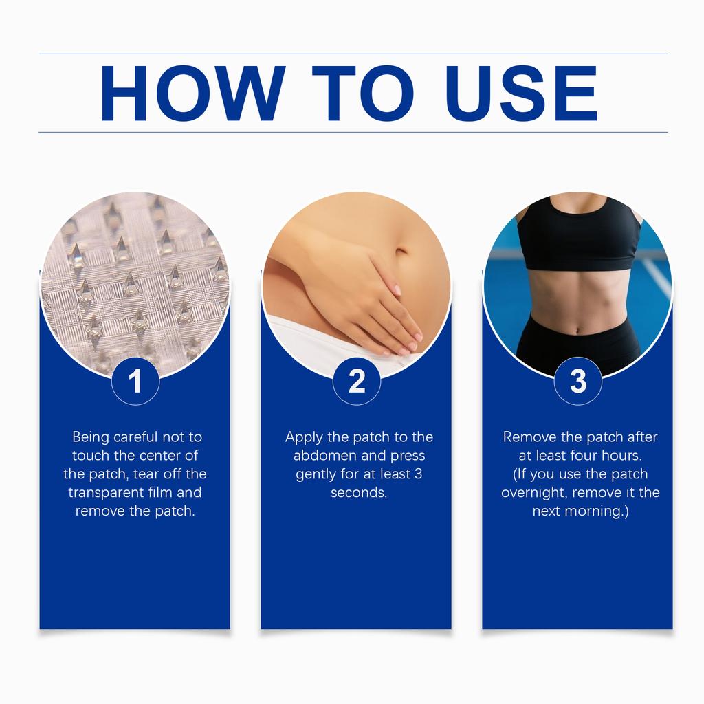 The Slimming Nano-microneedle Patch Reduces And Maintains A Figure Curve. The Healthy Patch Adheres To The Skin.