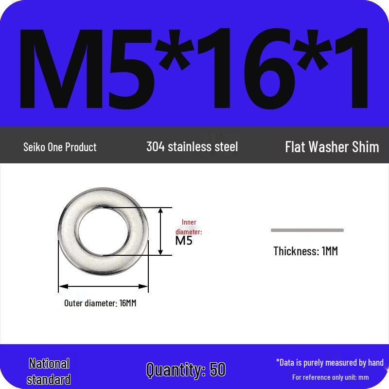 Ultra-thin 304 Stainless Steel Flat Washer Gasket