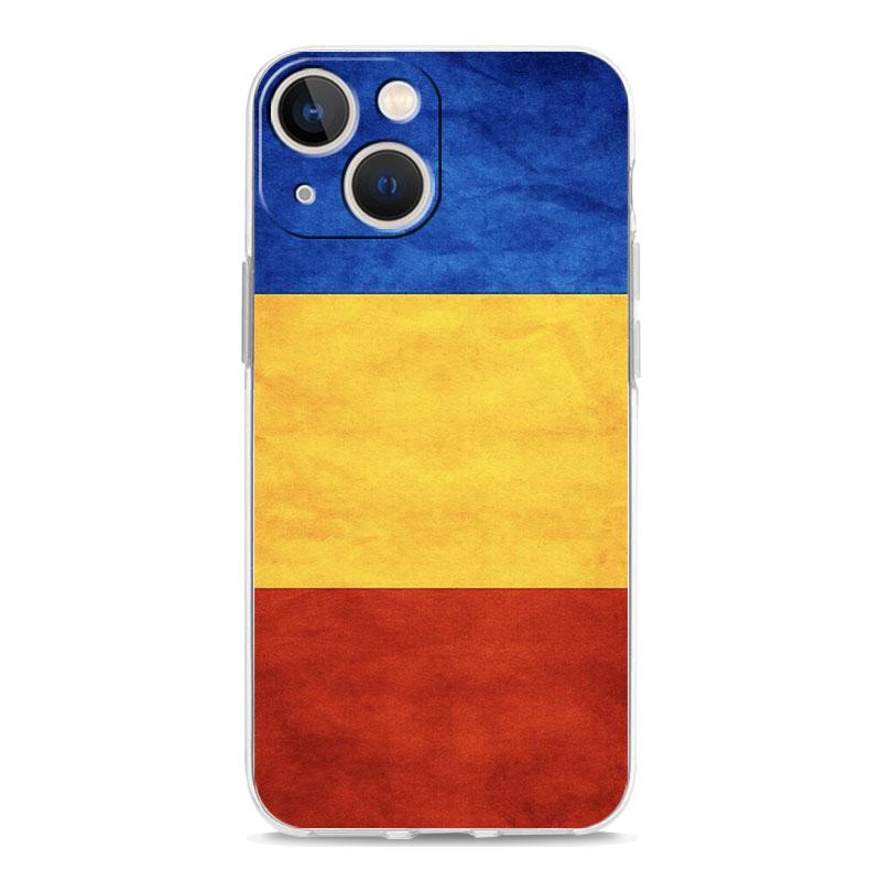 Phone Case For iPhone 17 Air Cases iPhone 16 15 12 13 14 Pro Max SE 7 8 Plus iPhone11 Clear Soft Cover Romania Flag