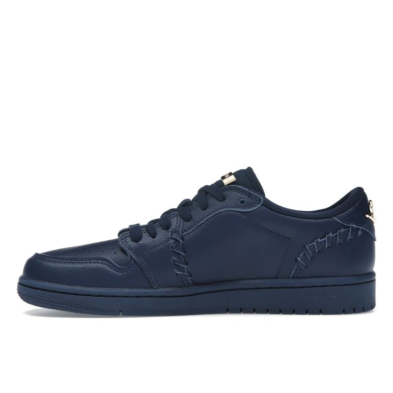 Air Jordan 1 Low Method of Make Midnight Navy Women Sneakers Blue Metallic-Gold FN5032-400