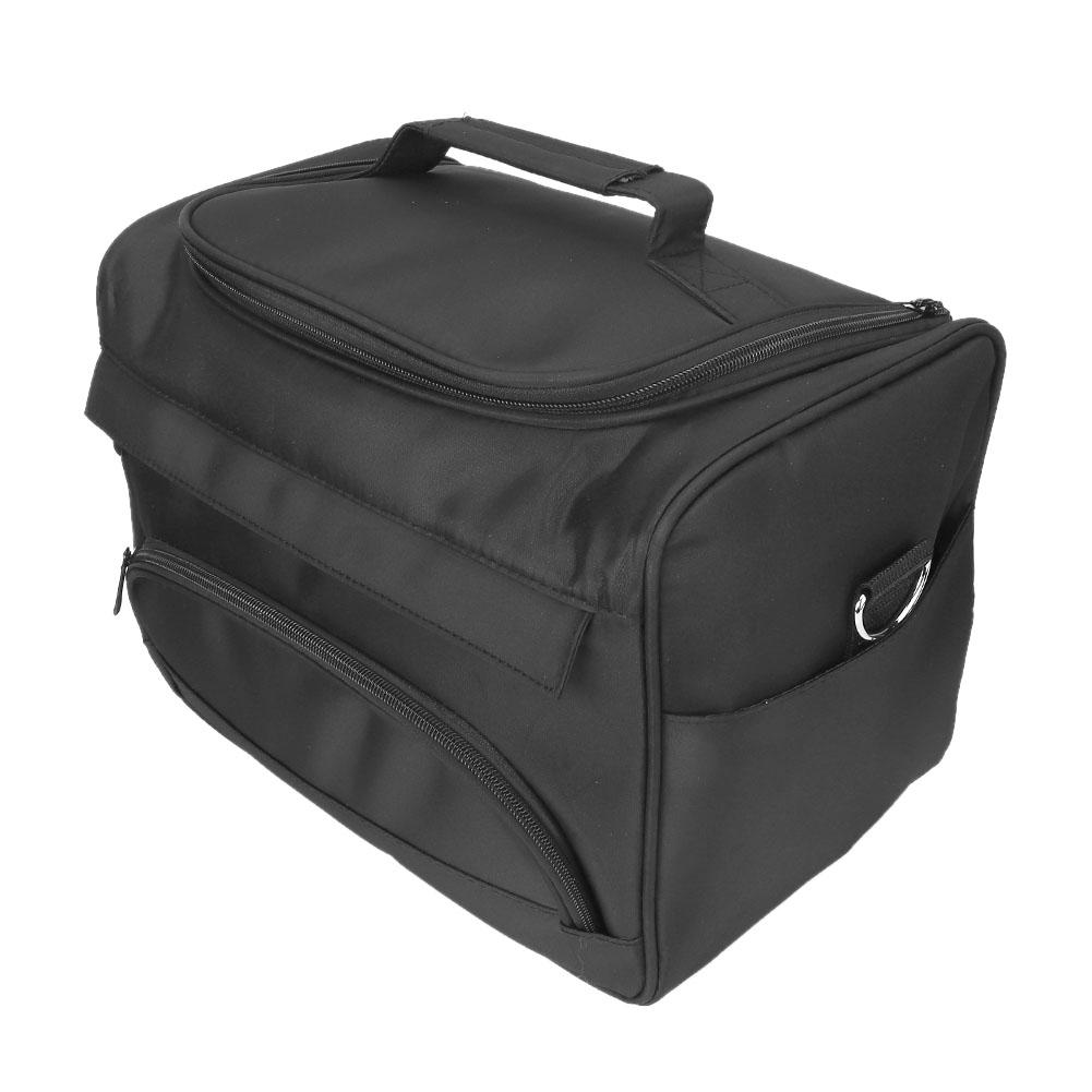 Portable Hairdressing Tool Storage Bag Scissors Comb Hair Clip Cosmetic Organizer Bag BlackBlack