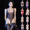 Breathable Jumpsuits Underwear Crothless Leotard Nightwear