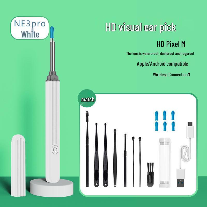 Kabelloses HD Ohrreinigungsgerät mit Smartphone-Kompatibilität