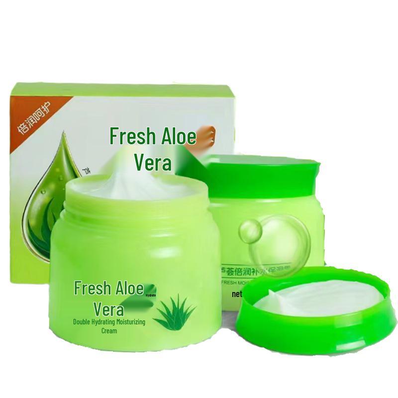 Ming Meng Xian Aloe Vera Hydrating Cream, 80g - Moisturizing for All Seasons, Unisex Face Cream