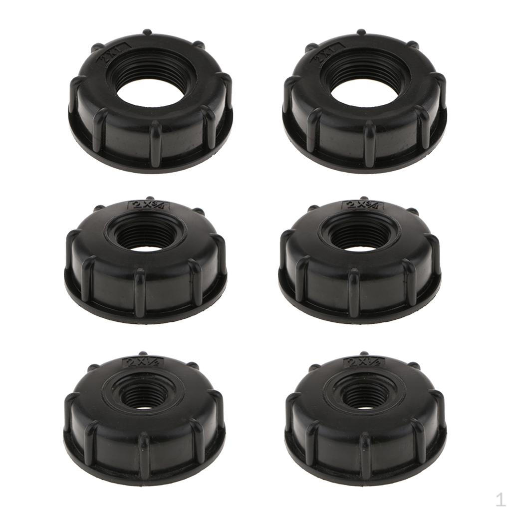 

6 шт. Адаптер для шланга крышки IBC для резьбы 60 мм