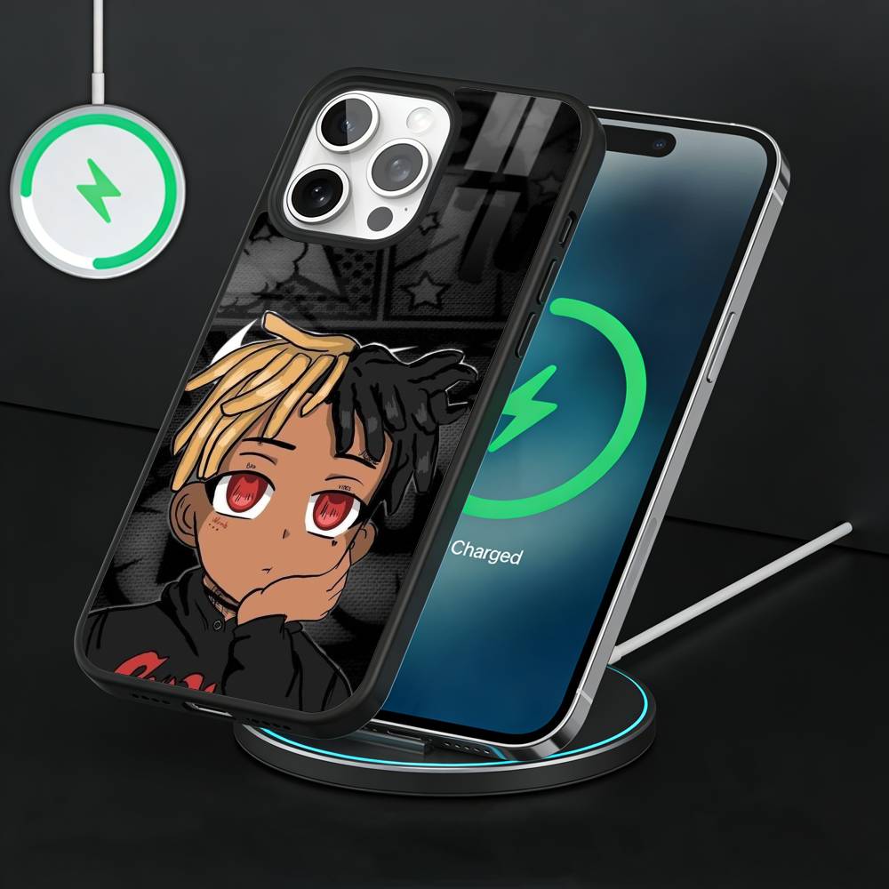Anime Style Rapper X-XXXTentacionS Phone Case For iPhone17,16,15,14,13 Plus,Pro Max Magnetic For Magsafe Wireless Charging