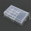 1Pcs Universal Aa Battery Storage Box Transparent Plastic Battery And 4-In-1 Charging Cable Organizer Case
