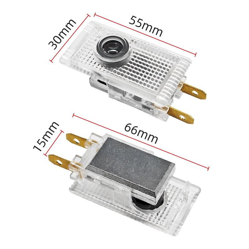 BBFJ3 2Pcs Car Door Welcome LED Projector Laser Logo Door Light For Opel Insignia A B 2009-2017 Antara 2008-2018 accessories