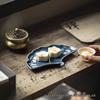 Retro Zen Chinese Ceramic Plate for Tea, Dessert, Snacks, and Nuts - Ideal for Wedding Table Settings