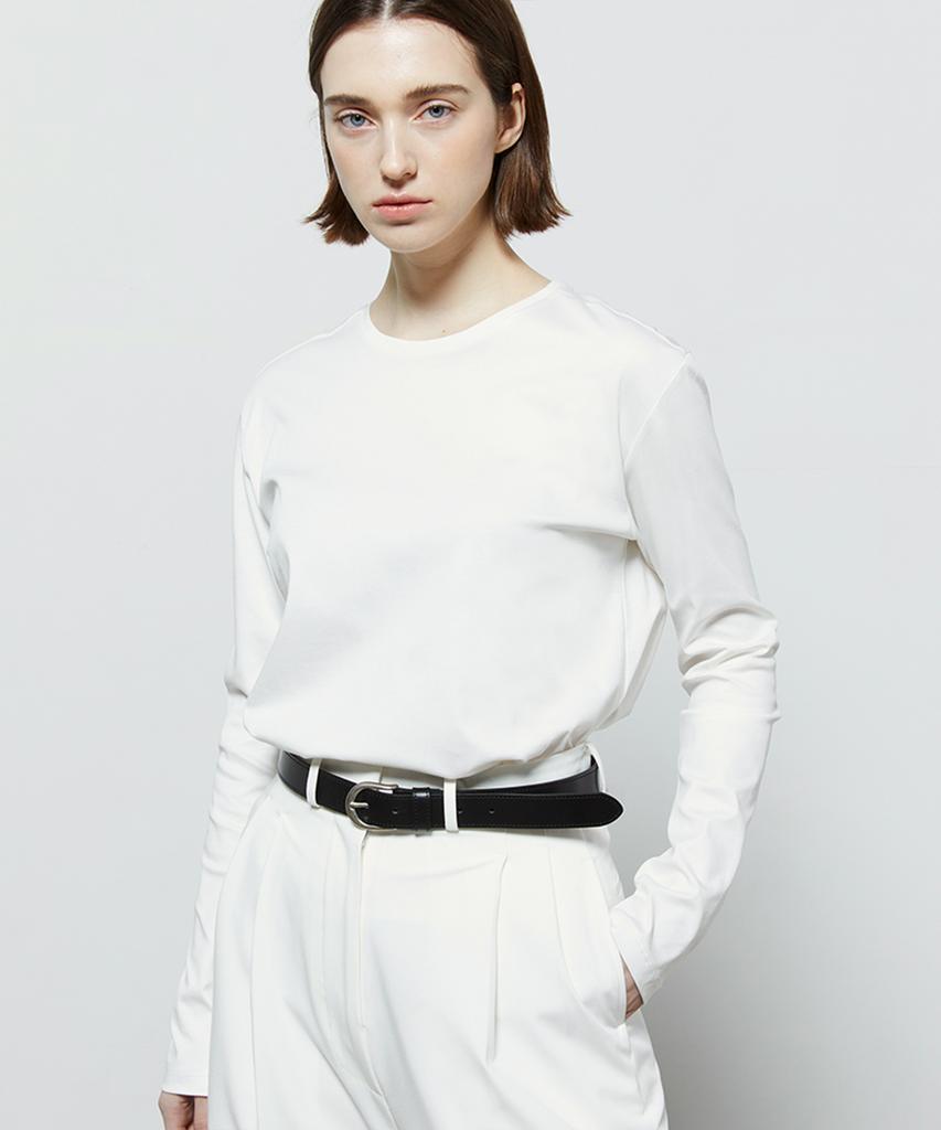 NOTIA Signature Silket T-Shirts - Ivory