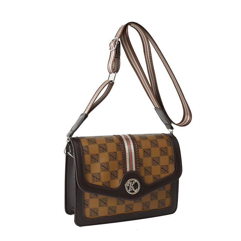 New fashion trend women's shoulder messenger bag versatile retro small square bag niche women's bag