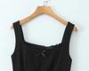 2026 Chic Retro Lace Camisole Dress - Sweet Bow, Slim Fit, Sexy Backless Mini
