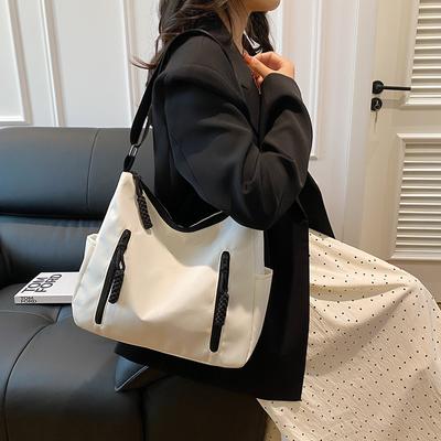 Bolsa casual fashion de grande capacidade feminina nova primavera e verão 2025 bolsa de ombro bolsa mensageiro versátil para estudantes e aula