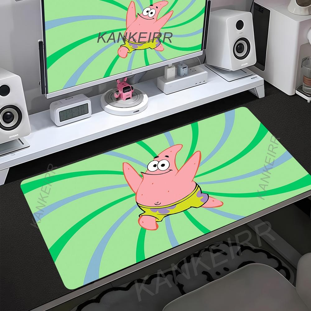 New Premium SpongeBob SquarePants Mouse Mat Patrick Star Cartoon Girl Desk Mat Office Computer Keyboard Mat Non-slip Table Mat