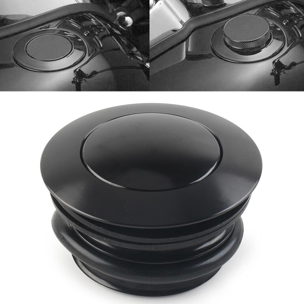 Motorcycle Left Hand Thread Fuel Tank Gas Cap Cover For 1982-2017 Harley Davidson Touring Sportster Dyna Softail