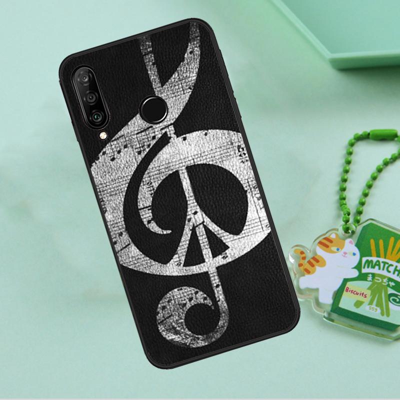 Music Note For Huawei Nova Y90 Y70 Y60 Y61 Y91 Y72 9 10 SE 12i 12s 11i 5T P60 Pro P20 P30 P40 Lite Case