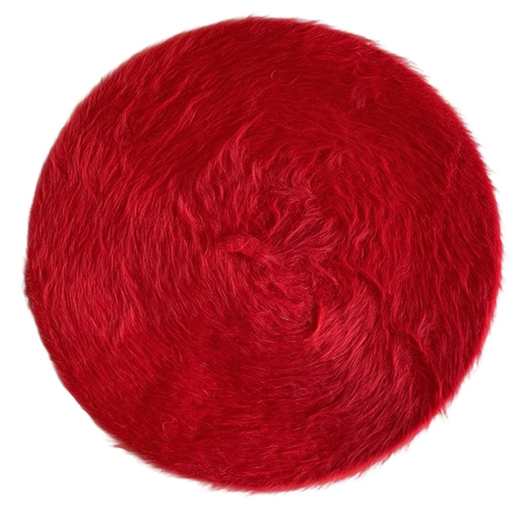 Winter Rabbit Furs Painter Hat Korean Styles Round Hat Warm Knitted Hat for Casual Outfit Fashion Women Accessories