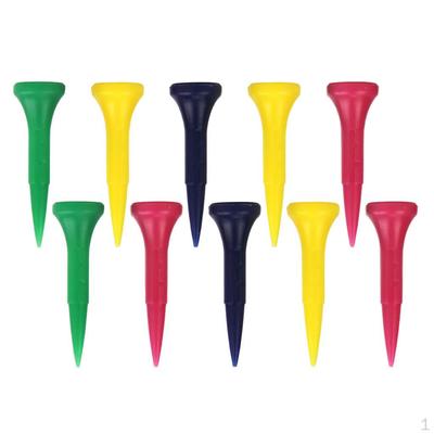 10 Count Durable Golf Professional Tees Tee Replacement for Golfer Practicing Training