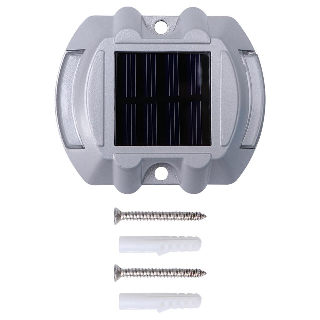 Solar Road Anti-Pressure Waterproof Buried Light Blue LED Lamp Outdoor Yard Lamp for Driveway Path Walkway Garden