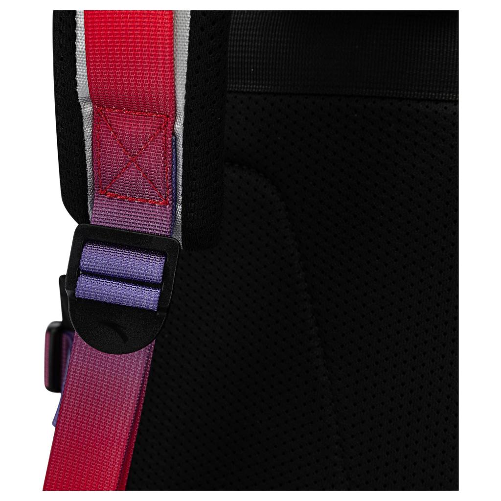 Anta Kyrie Series "Yao Yue" Basketball Fashion Trend Versatile PU Rainbow Backpack Unisex Backpack Black Silver 192531166D-2