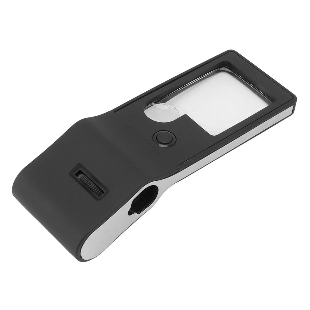 LED Lighted Magnifier 3X 10X 55X Portable Aspheric Magnifier High Bright UV Detection Magnifying