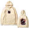 Anime Demon Slayer Kokushibo Hoodie Men's Women's Cartoon Oversized Hooded Sweatshirt Unisex Vintage Pullover Hoodies