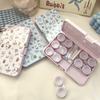 6 Pair /Set Mini Contact Lens Box Set Portable Travel Contact Lenses Storage Container For Beauty Pupil